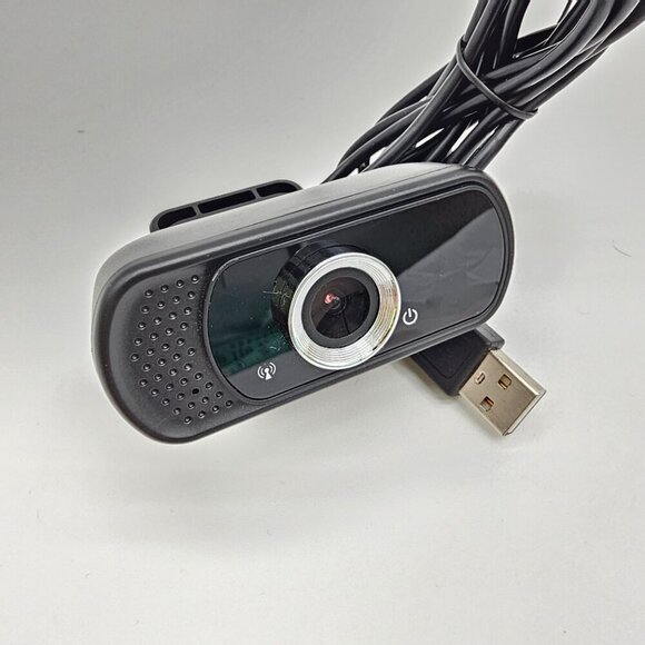 HD Webcam 1080P, USB Deskto Laptop Camera with 110 Degree View Angle - Picture 3 of 12